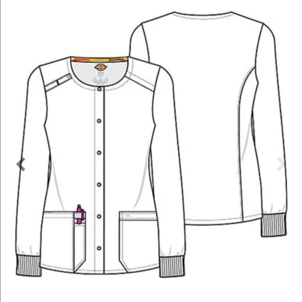 Allheart white jacket XSM - Picture 2 of 3